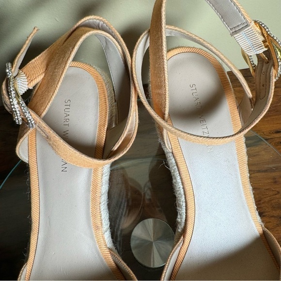 Women's Tan Espadrille Wedge Sandals - Picture 9 of 12